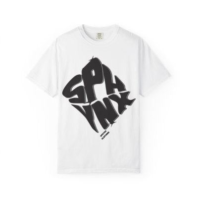 Sphynx design graphic tee (White)