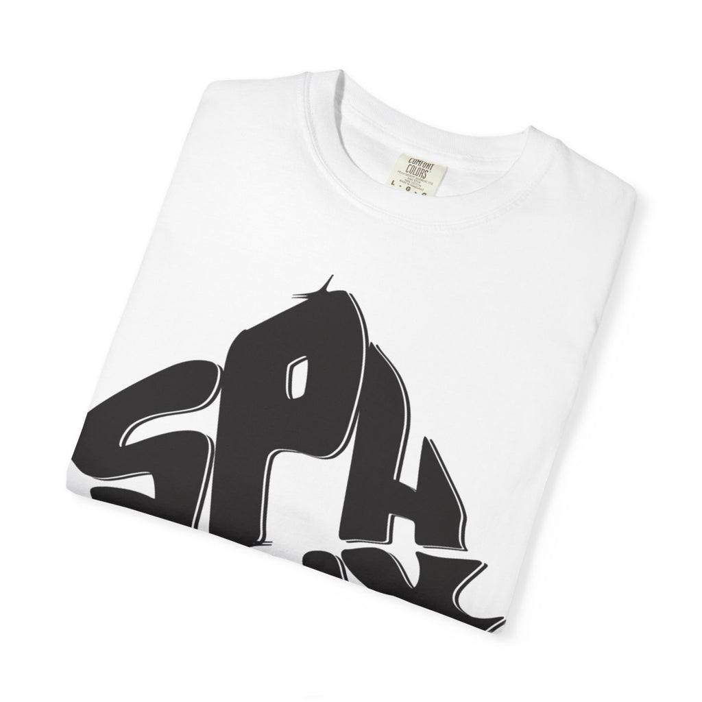 Sphynx design graphic tee (White)