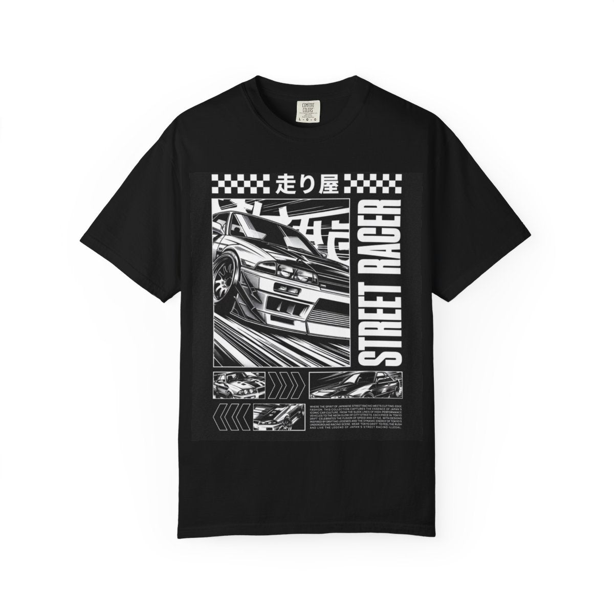 Car deasign Sphynx graphic tee